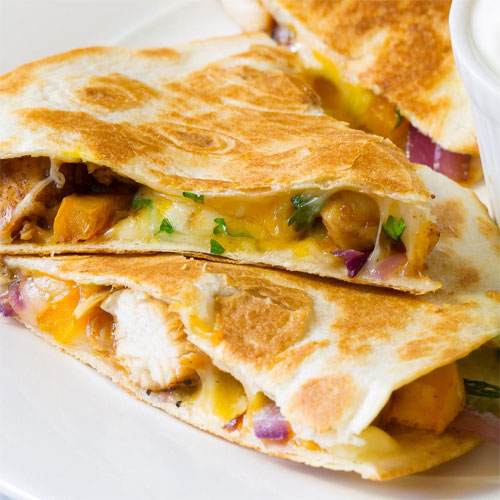 Sweet & Tangy Chicken Quesadillas