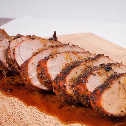 Honey Mustard-Glazed Pork Tenderloin