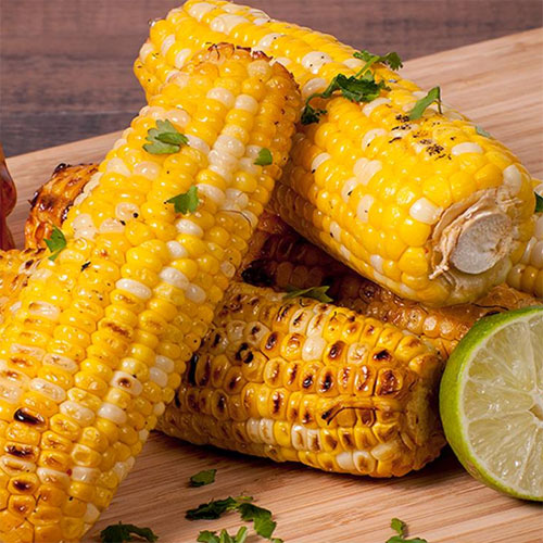 Grilled Corn with Sriracha Honey Butter
