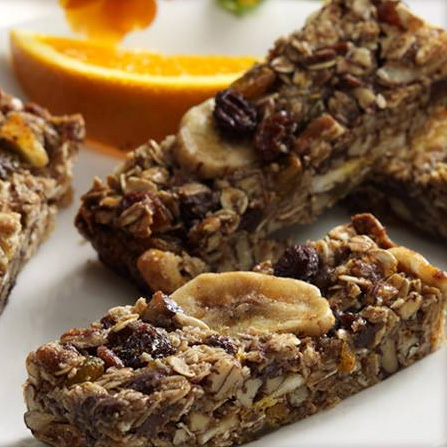 Orange Raisin Granola Bars