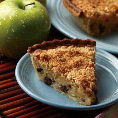 Apple Raisin Custard Pie