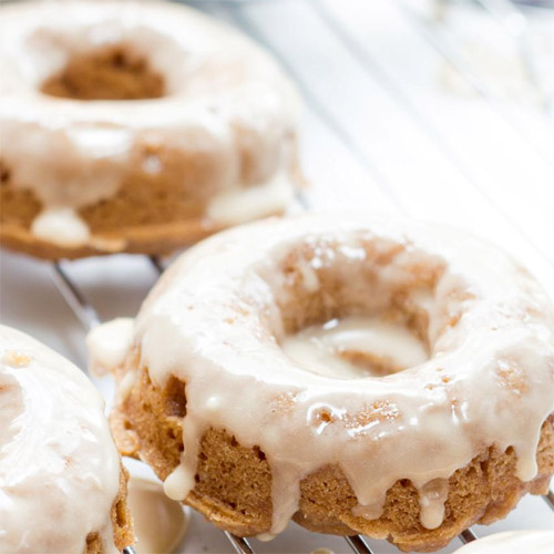 Baked Whole Wheat Apple Butter Donuts