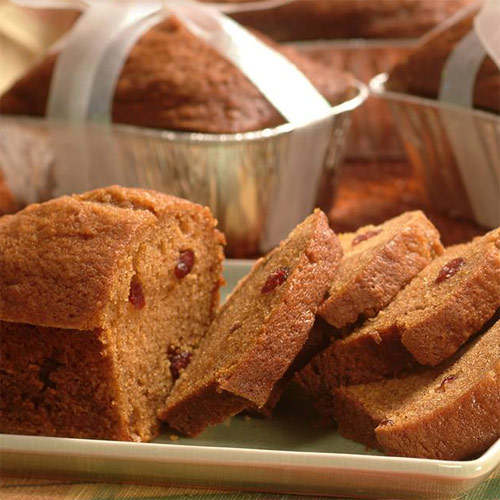 Mini Pumpkin Cranberry Breads