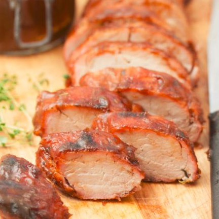 Tangy Apple Butter Pork Tenderloin