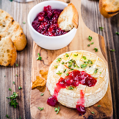 Blueberry Smoked Brie