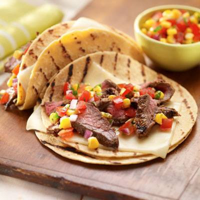 Grilled Flank Steak Tacos