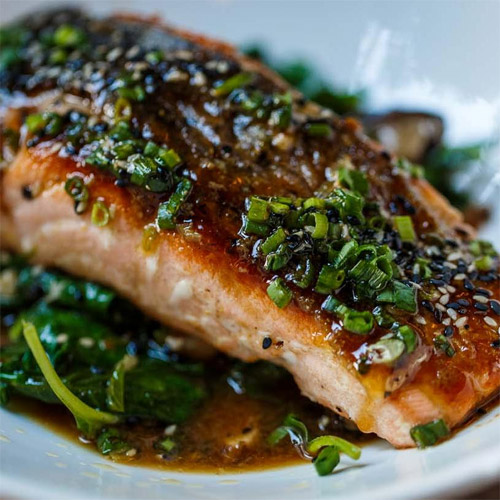 Ginger Soy Glazed Salmon