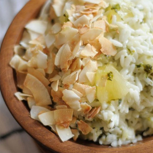 Coconut Pineapple Cilantro Rice