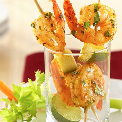 Chili-Lime Shrimp Skewers