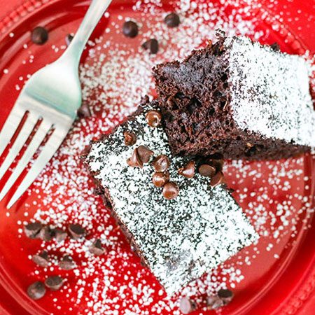 Zucchini Chocolate Chip Brownies