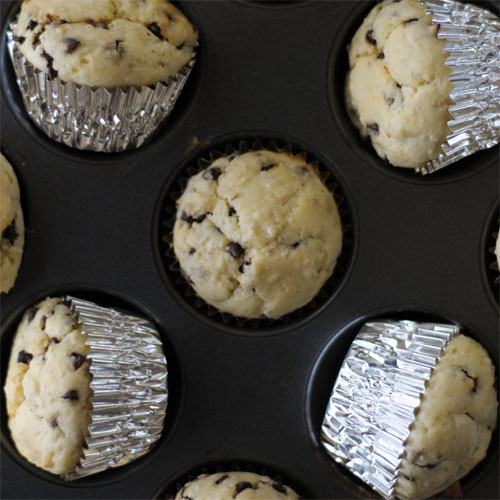 Brown Rice Chocolate Chip Blender Muffins
