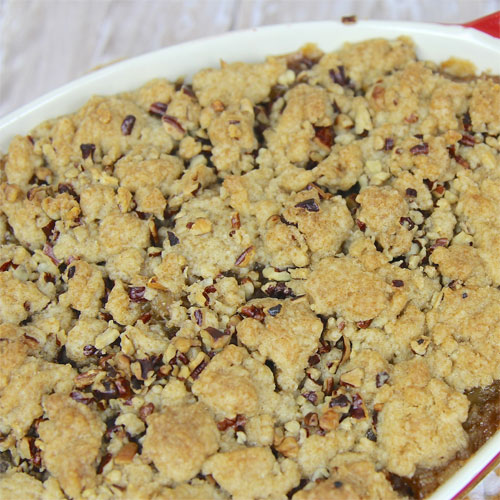 Baked Rice Apple Crisp