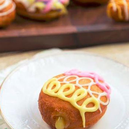 Easy Lemon Jelly Donuts