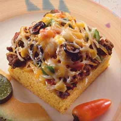 Cheesy Mexican Cornbread Squares