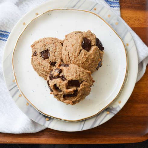 Almond Butter Chocolate Chip Cookies