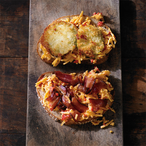 Grilled Cheese with Fried Green Tomatoes