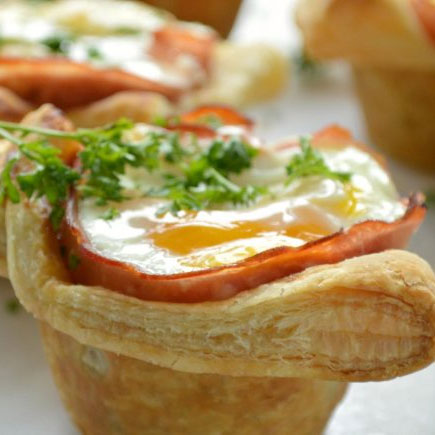 Ham and Egg Brunch Cups