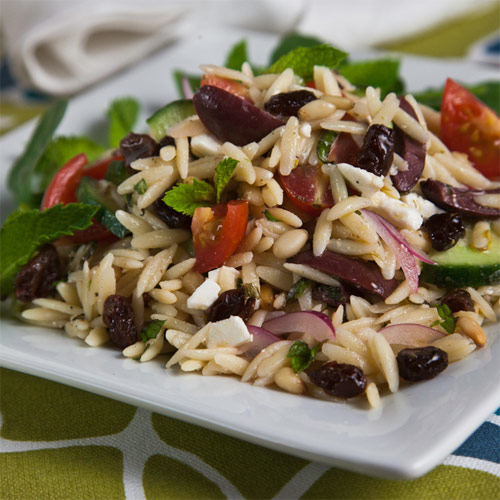 Greek Style Orzo Salad