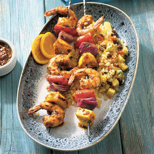 Asian Zing Shrimp Kabobs