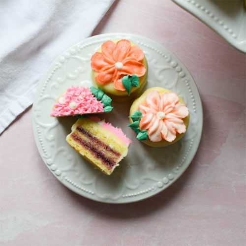 Cherry Almond Petit Fours