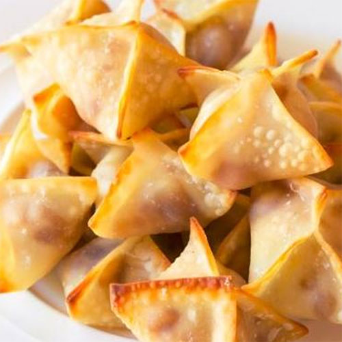 Apple Pie Cream Cheese Wontons