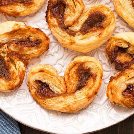 Apple Butter Palmiers