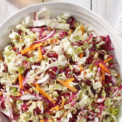 Napa Cabbage Craisins Dried Cranberries Slaw