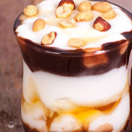 Honey and Chocolate Parfait