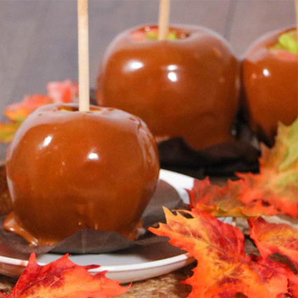 Honey Vanilla Caramel Apples