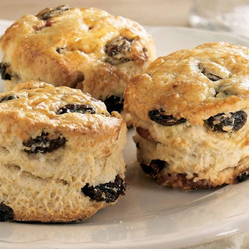 Raisin, Maple and Bacon Biscuits
