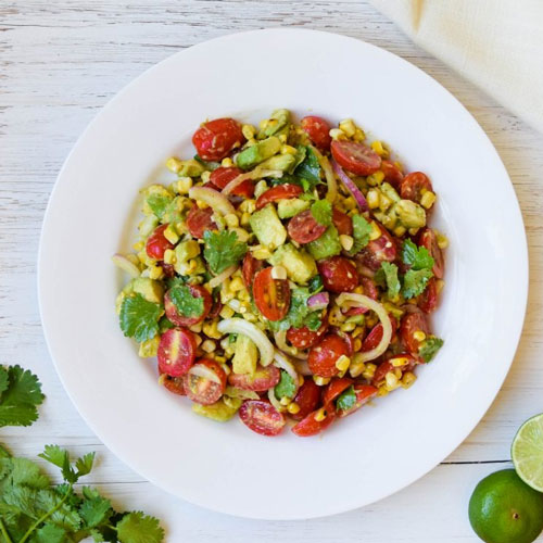 Grilled Corn and Tomato Salad by Kaitlin